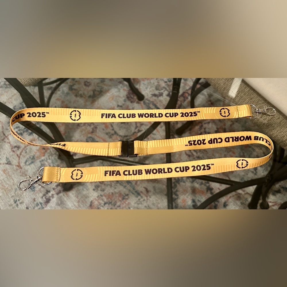FIFA Club World Cup 2025 Yellow Lanyard